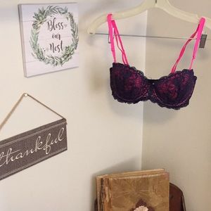 Multi way Demi bra from pink Victoria’s Secret